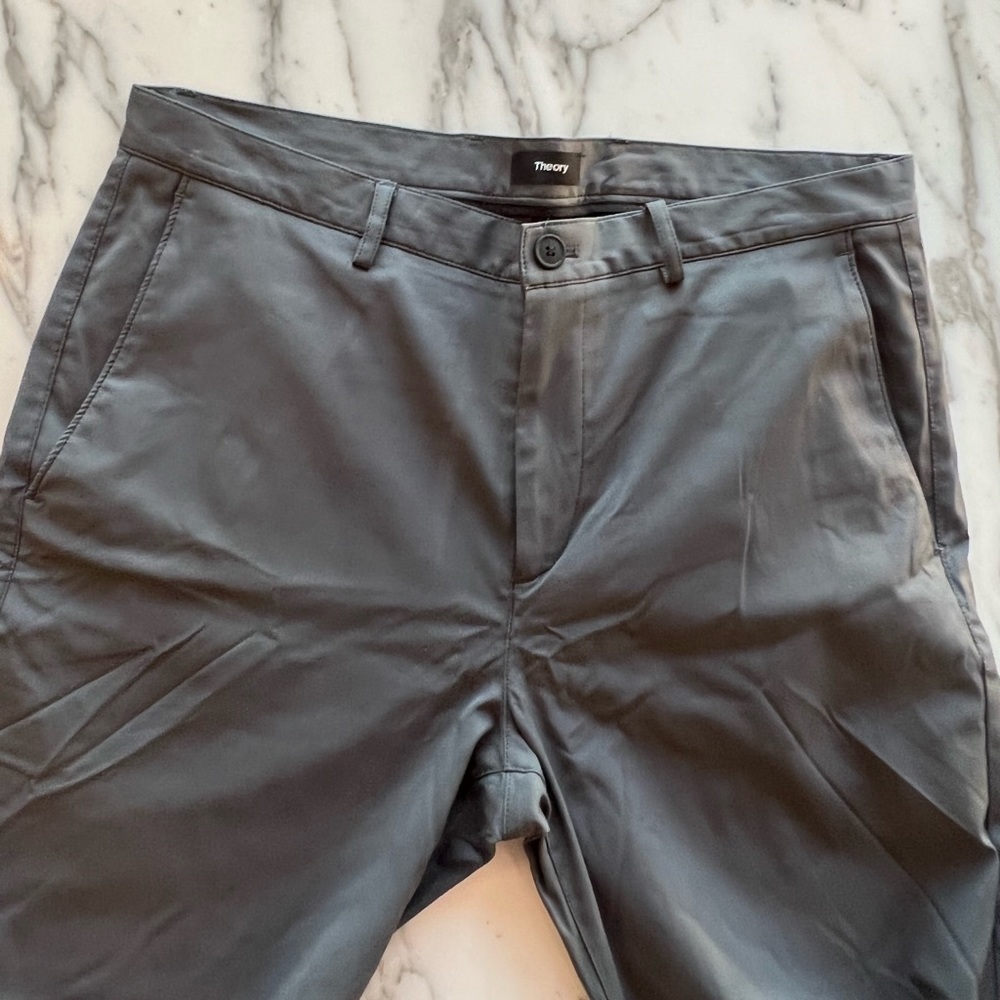 Men’s theory Zaine pant in neoteric grey size 34